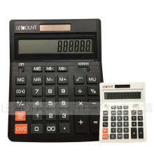 Dígitos opcionales Dual Power Calculadora de oficina negra para negocios (CA1092A-B)